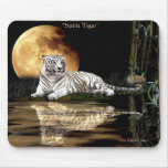 Fauna Mousepad del gato grande del TIGRE del ALCOH Alfombrilla De Ratón