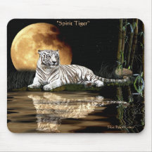 Fauna Mousepad del gato grande del TIGRE del ALCOH Alfombrilla De Ratón