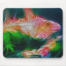 Fauna verde Mousemat del arte de la fantasía de la Tapete De Raton