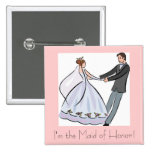 Favor-Criada nupcial de la ducha del honor Pins