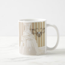 Favor elegante del boda del vestido de boda taza de café