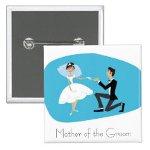 Favor-Madre nupcial de la ducha del novio Pins