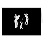 Favorable de golf felicitación