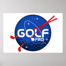 Favorable de golf poster