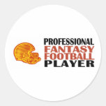Favorable futbolista de la fantasía pegatina