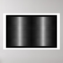 Favorable negro excesivo blanco de los círculos có poster