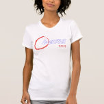 Favorable Obama - mujeres Camisetas