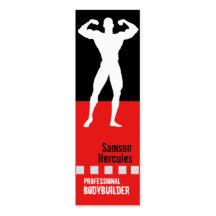 Favorable tarjeta de visita del Bodybuilder