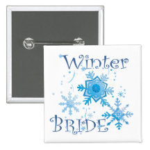 Favores de la novia del invierno pin