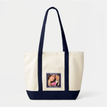Favores florales del boda del vintage blanco bolsa de mano