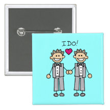 Favores gay del boda pins