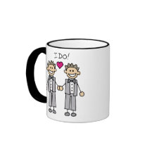 Favores gay del boda tazas de café