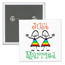 Favores lesbianos del boda pin