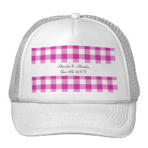 Favores rosados del boda del modelo de la guinga gorro