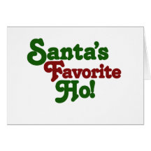 Favorito de Santas ho Tarjeton