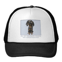 Favorito del Coonhound (negro y moreno) Gorras De Camionero