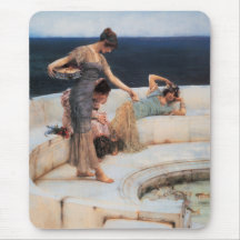 Favoritos de plata de Lawrence Alma-Tadema Alfombrilla De Ratones