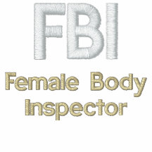 FBI, inspector del cuerpo femenino Sudadera Bordada Con Capucha