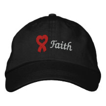 Fe - conciencia de la enfermedad cardíaca gorras bordadas