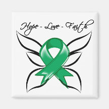 Fe del amor de la esperanza del cáncer de hígado imán para frigorifico