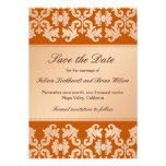 Fecha elegante de la reserva del boda del ensueño  invitacion personal 