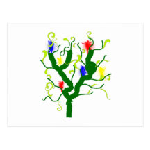 Feenbaum fairy tree postkarten