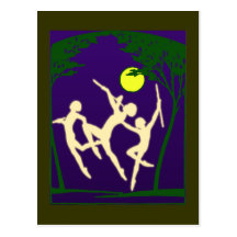 Feentanz faerie dance postkarten