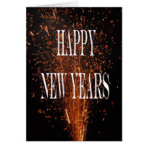 Felices Año Nuevo de tarjeta