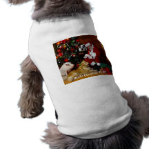 Felices Navidad a toda la camisa del perrito Camisa De Mascota