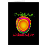 Felices Navidad ALEMANAS - Fröhliche Weihnachten Tarjetas
