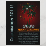 Felices Navidad - aviador del acontecimiento Tarjetas Informativas