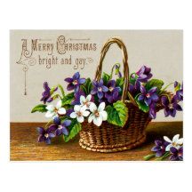 Felices Navidad brillantes y gay Tarjetas Postales