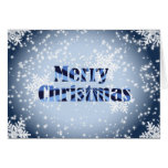 Felices Navidad con la tarjeta de felicitación de  tarjetas