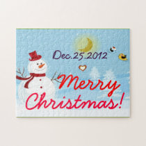 Felices Navidad con rompecabezas de la foto del mu puzzles