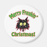 Felices Navidad de Freakin Imán Para Frigorífico