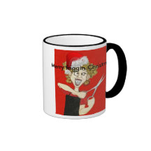 ¡Felices Navidad del friggin! Taza De Café