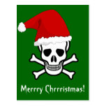 Felices Navidad del pirata divertido que saludan A Postales