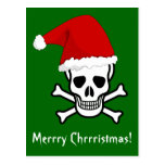 Felices Navidad del pirata divertido que saludan A Postal
