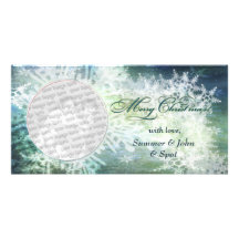 ¡Felices Navidad elegantes! Tarjeta Fotográfica Personalizada