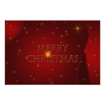 Felices Navidad en el satén rojo Fotografias