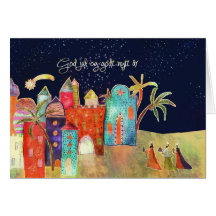 Felices Navidad en noruego, Belén Felicitación