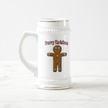 Felices Navidad - hombre de pan de jengibre Tazas De Café