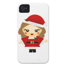 Felices Navidad iPhone 4 Cárcasa