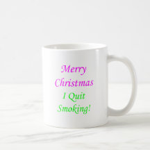 ¡Felices Navidad que abandoné el fumar! 2 Tazas De Café