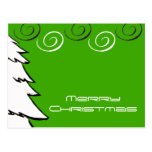 Felices Navidad rizadas Postales