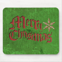 Felices Navidad rústicas Mousepad del vintage Tapetes De Ratones