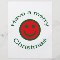 Felices Navidad sonrientes folletos
