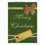 Felices Navidad - tarjeta del libro de recuerdos