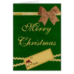 Felices Navidad - tarjeta del libro de recuerdos