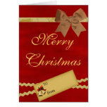 Felices Navidad - tarjeta del libro de recuerdos
